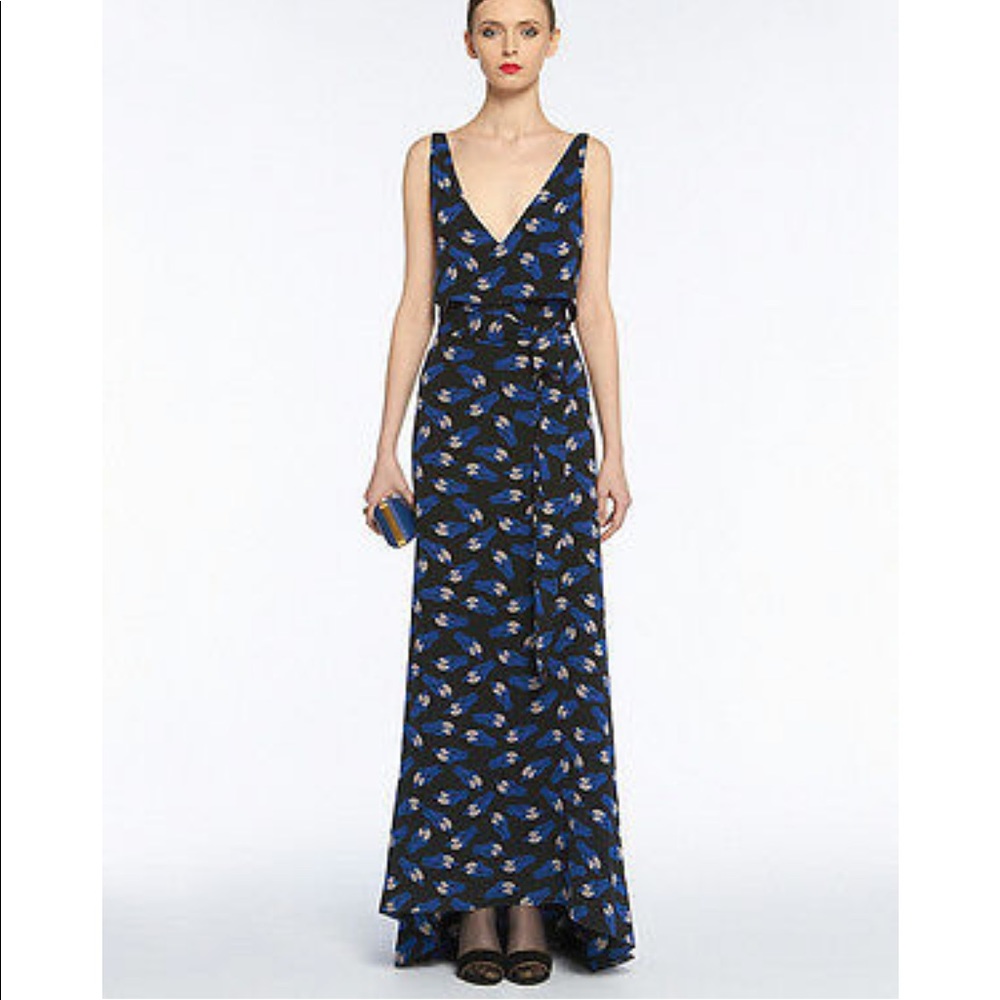 Diane Von Furstenberg Silk Dress - Midnight Cloud